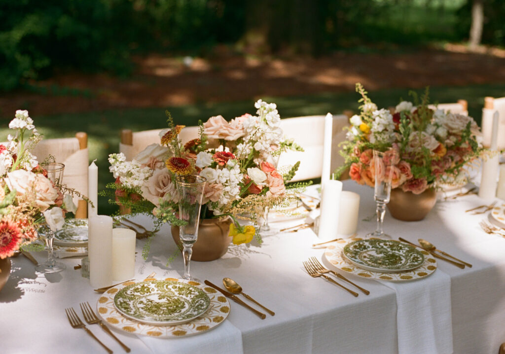 Details from a destination garden party wedding on film. Discover luxury and timeless wedding photos on 35mm film.