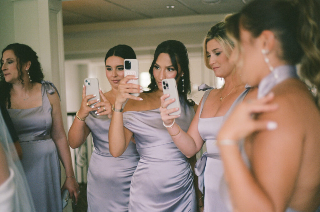 Photos of a summer wedding in New Jersey on 35mm film. Discover documentary film wedding photography in New York and New Jersey. 