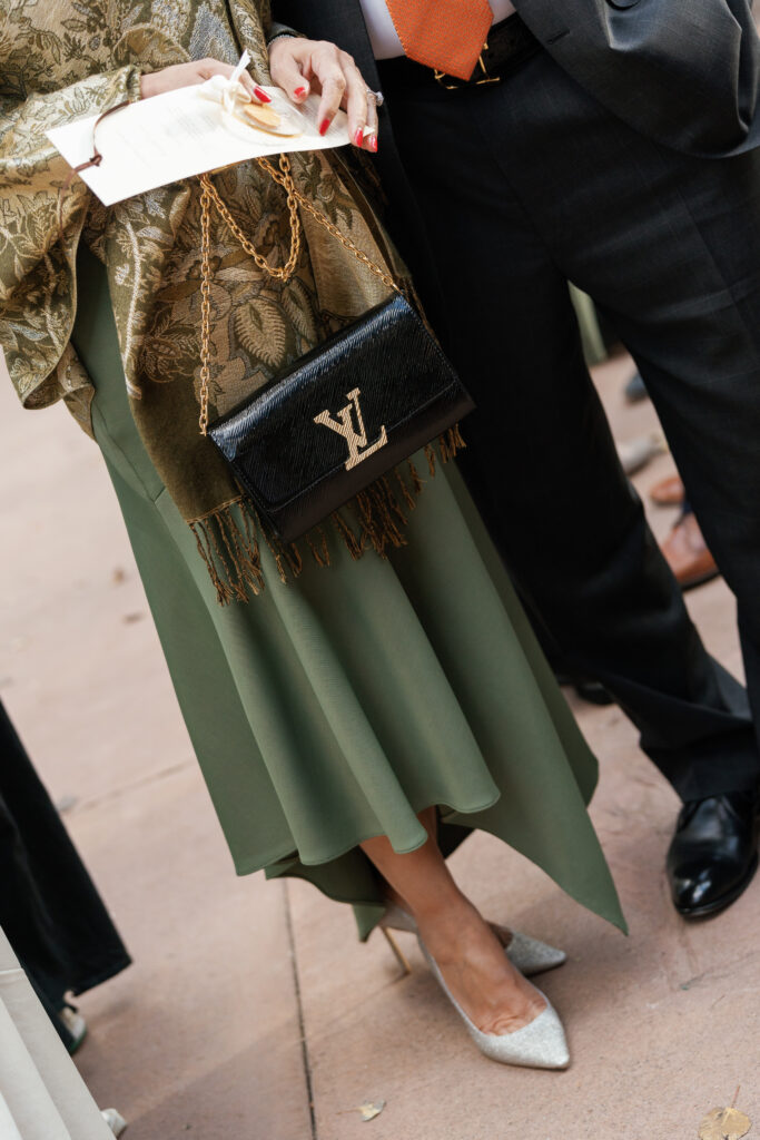 A modern fall wedding guest in Vail. Discover luxury editorial wedding photography in Colorado and beyond. 