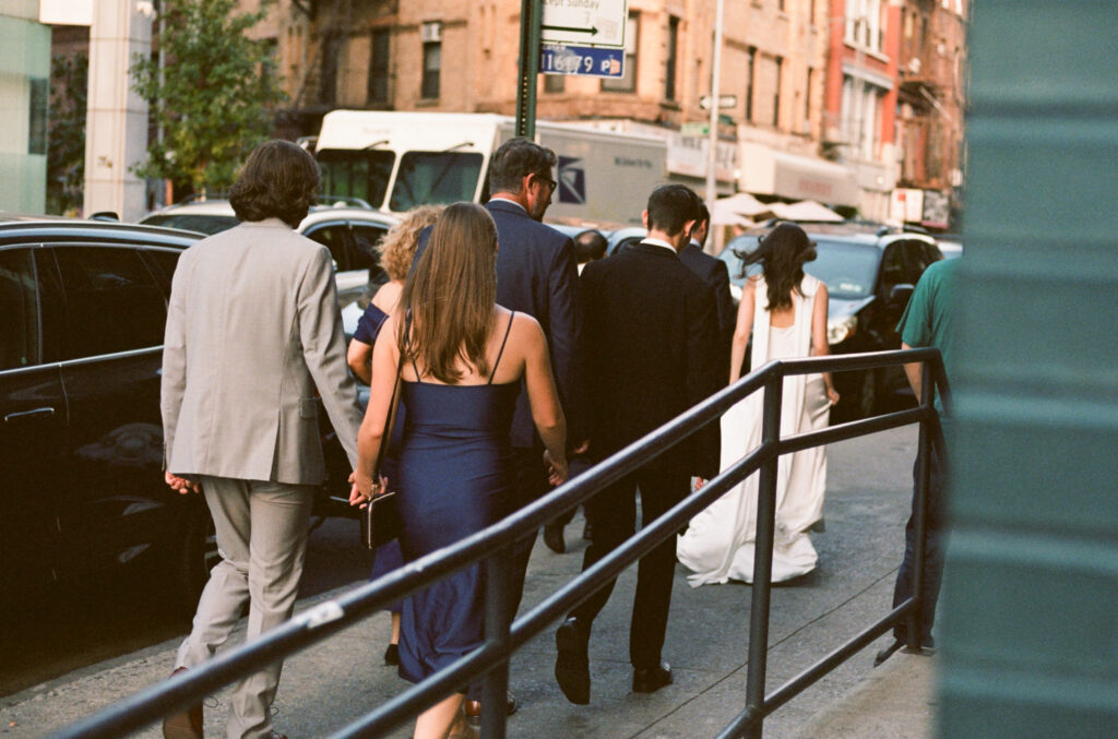 35mm and 120 film from a couples New York City Courthouse Wedding at City Hall. Discover documentary and editorial wedding photography on film in NYC. 
