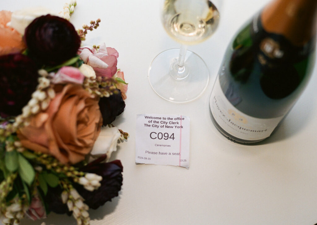 A couple's details at 9 Orchard Hotel for their New York City courthouse elopement. Discover documentary and editorial film wedding photography in New York City.