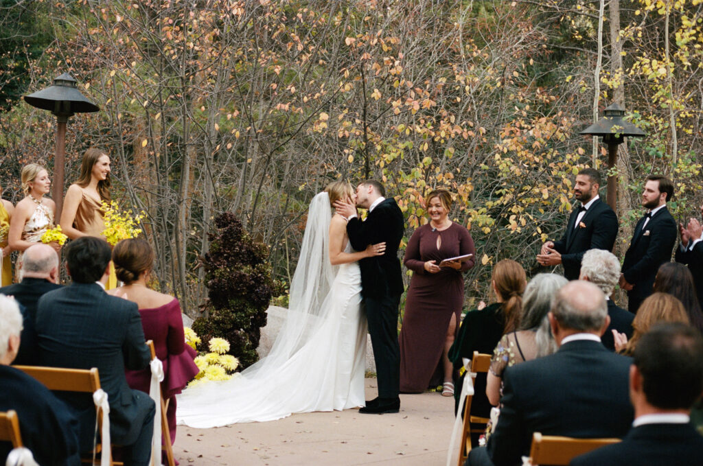 A modern fall wedding in Vail. Discover luxury film wedding photography in Colorado and beyond. 