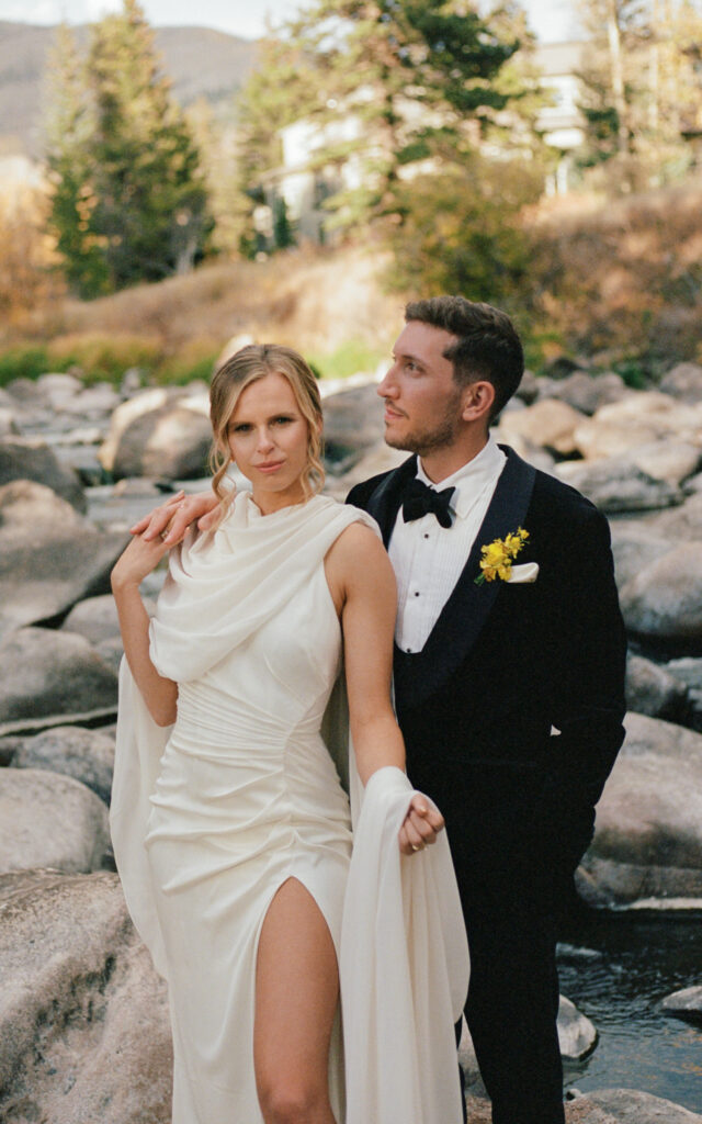 A modern fall wedding in Vail. Discover luxury film wedding photography in Colorado and beyond. 