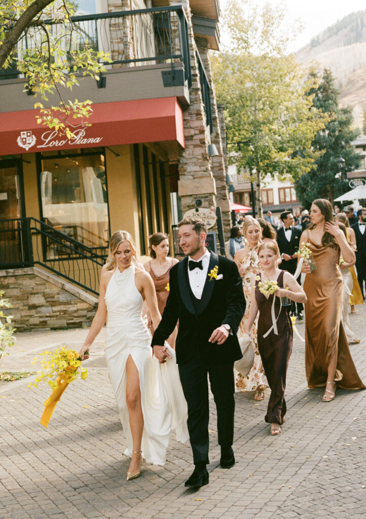A modern fall wedding in Vail. Discover luxury film wedding photography in Colorado and beyond. 
